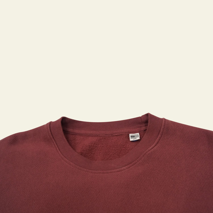Collegiate Burgundy Crewneck