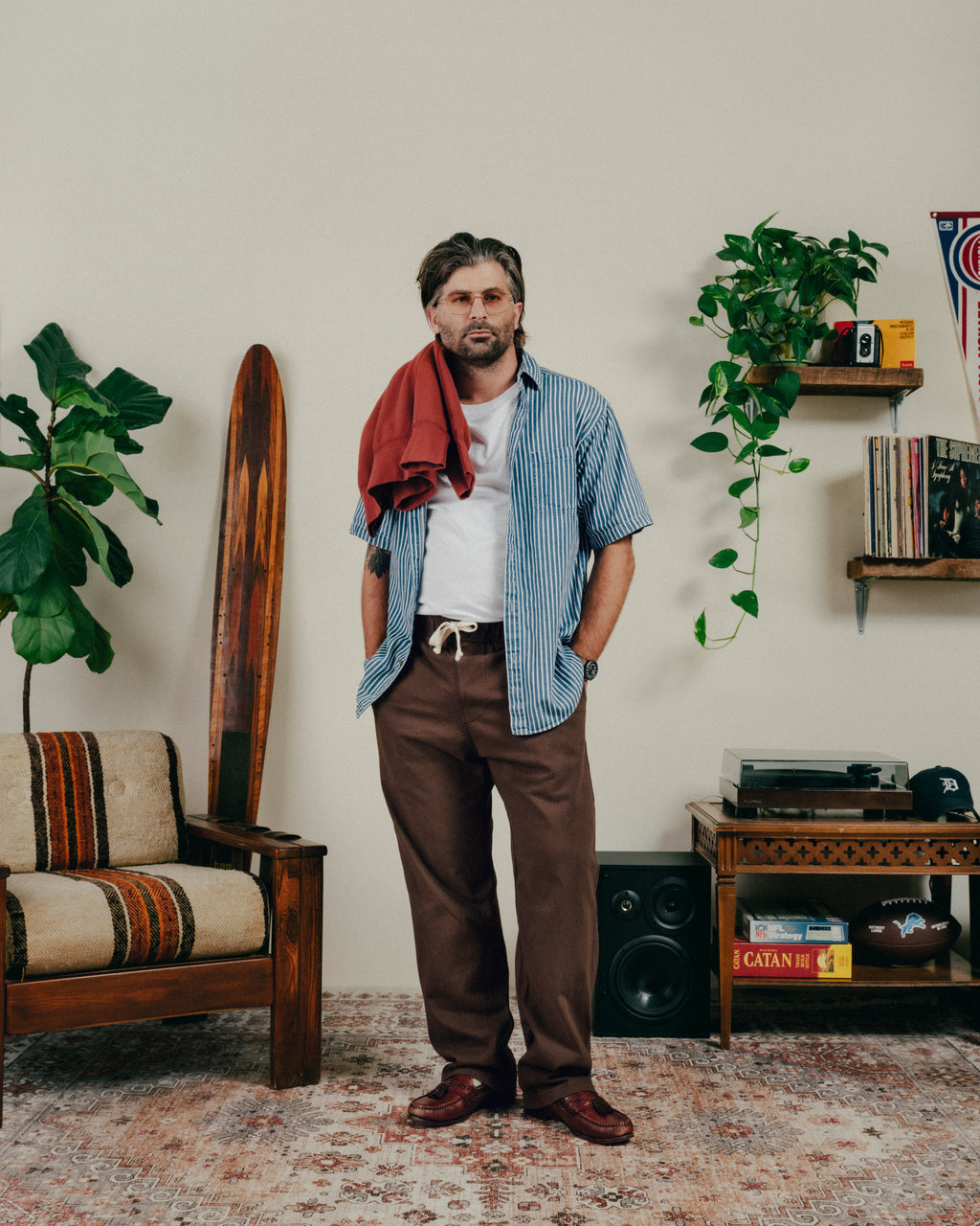 Jersey Pant - Downtown Brown