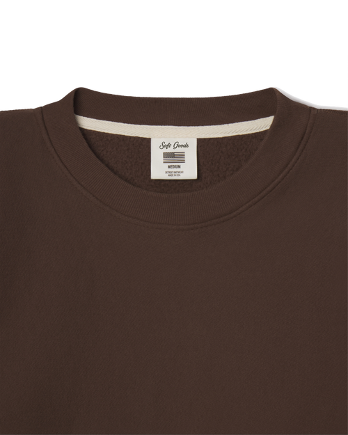 Classic Crewneck - Downtown Brown