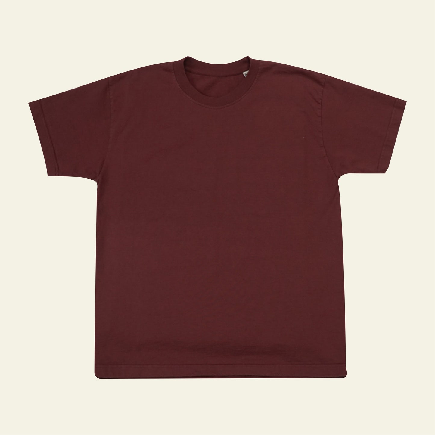 Collegiate Burgundy Tee Sample