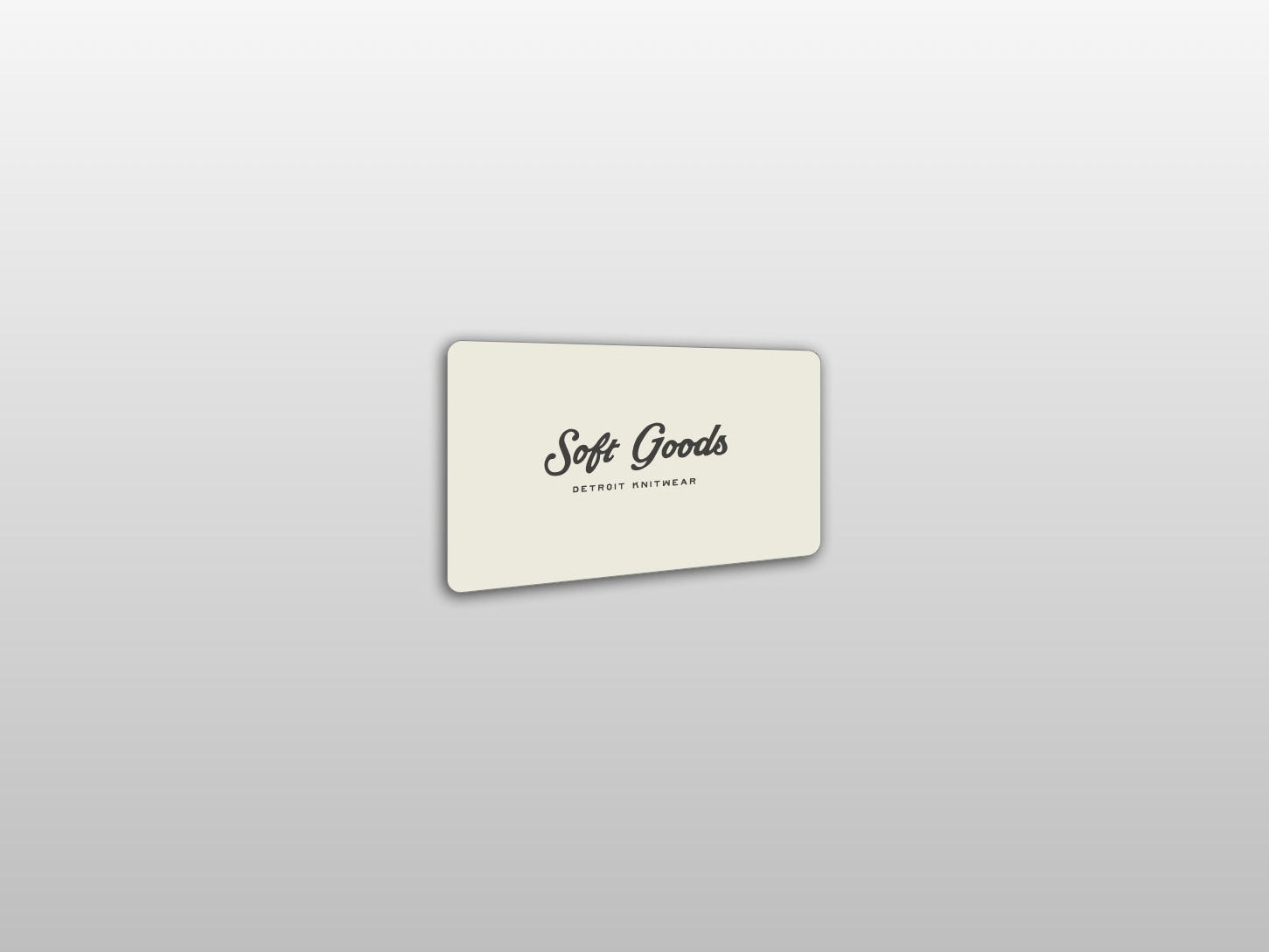 Soft Goods Giftcard