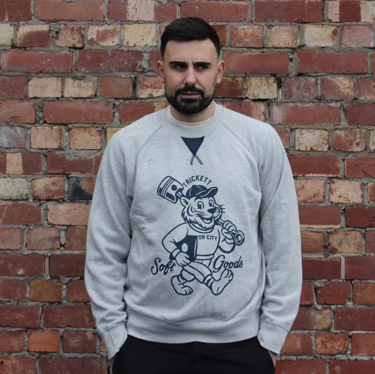 Soft Goods x Trickett Raglan Crewneck