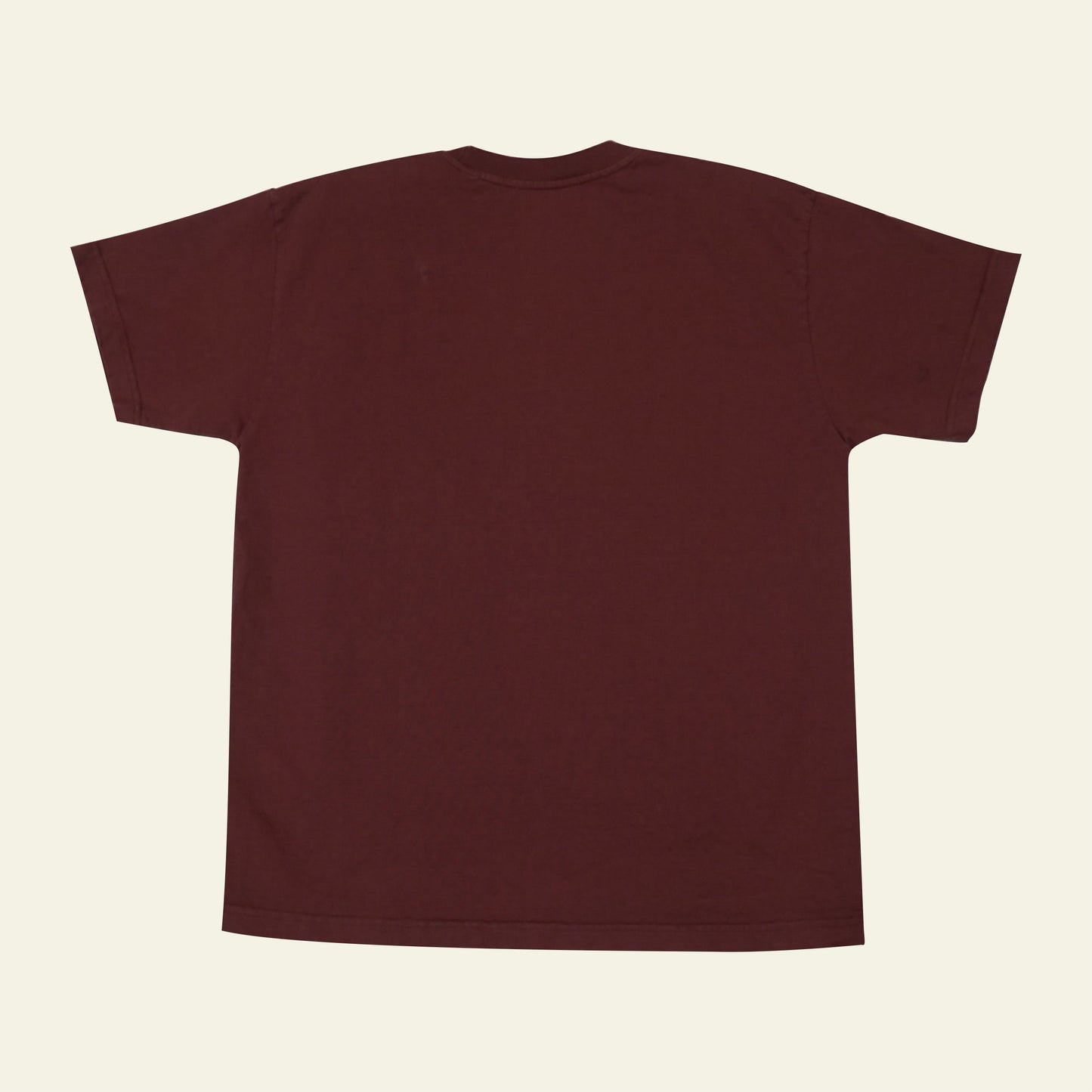 Collegiate Burgundy Tee Sample