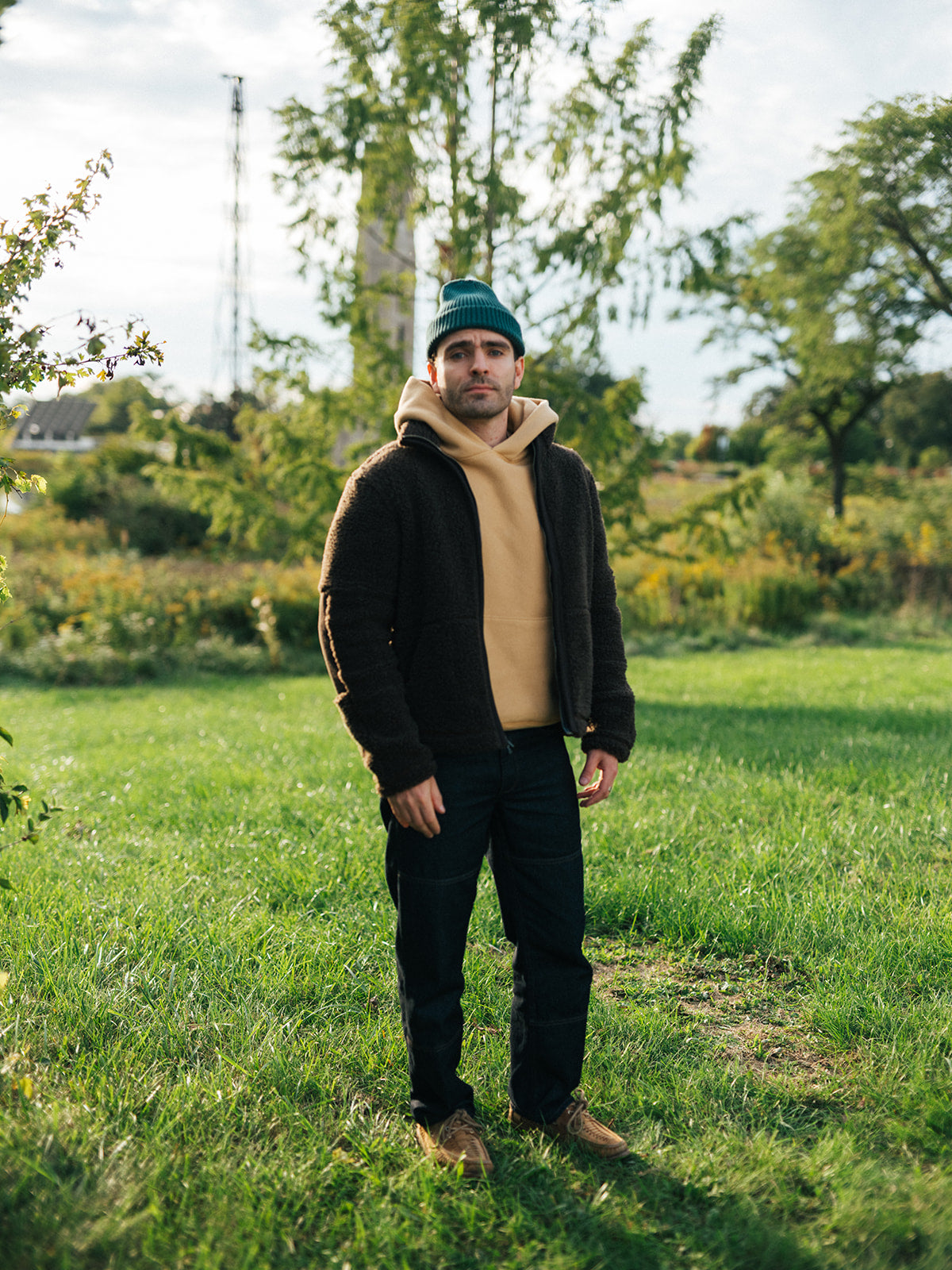 Classic Hoodie in Dijon, Fall 2026 lifestyle