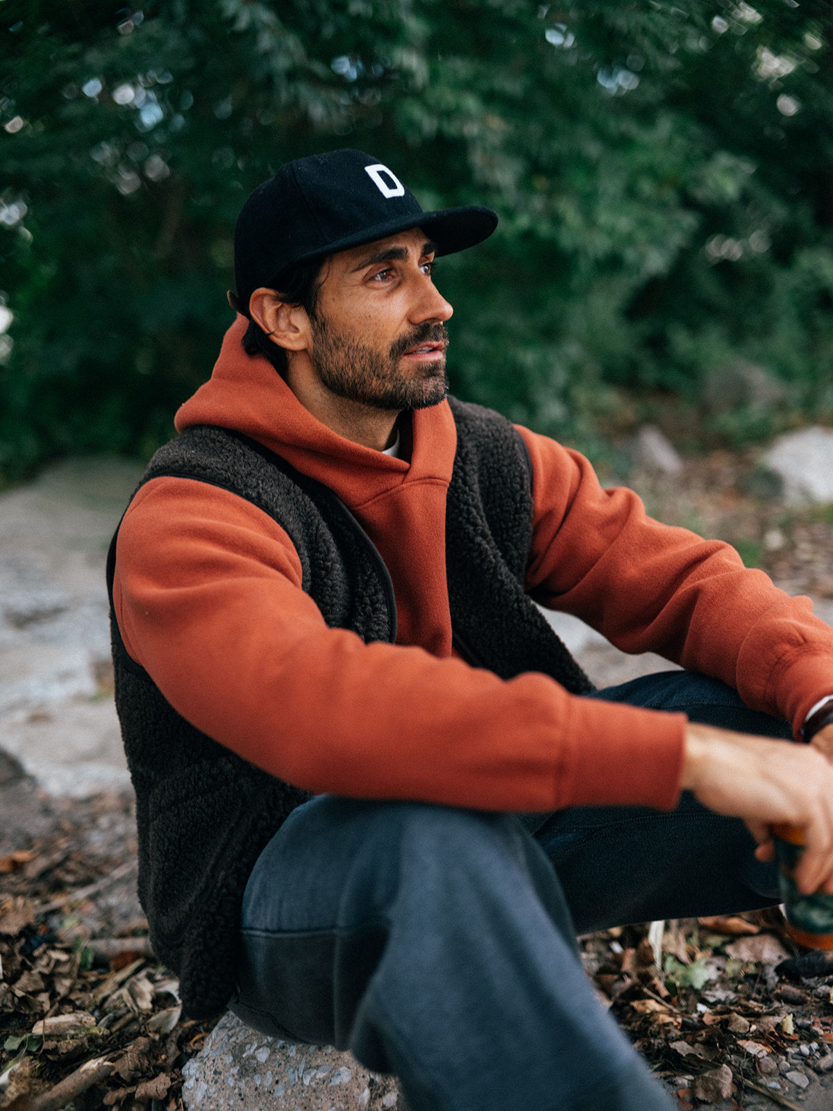 Classic Hoodie in Cayenne, Fall 2026 lifestyle