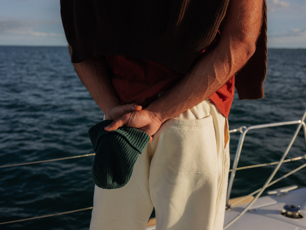 Cotton Cuff Beanie in Pine Needle, Fall 2026 lifestyle