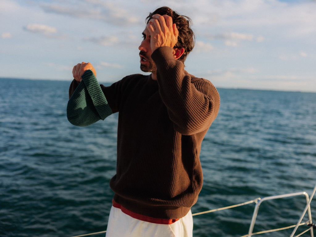 Cotton Cuff Beanie in Pine Needle, Fall 2026 lifestyle
