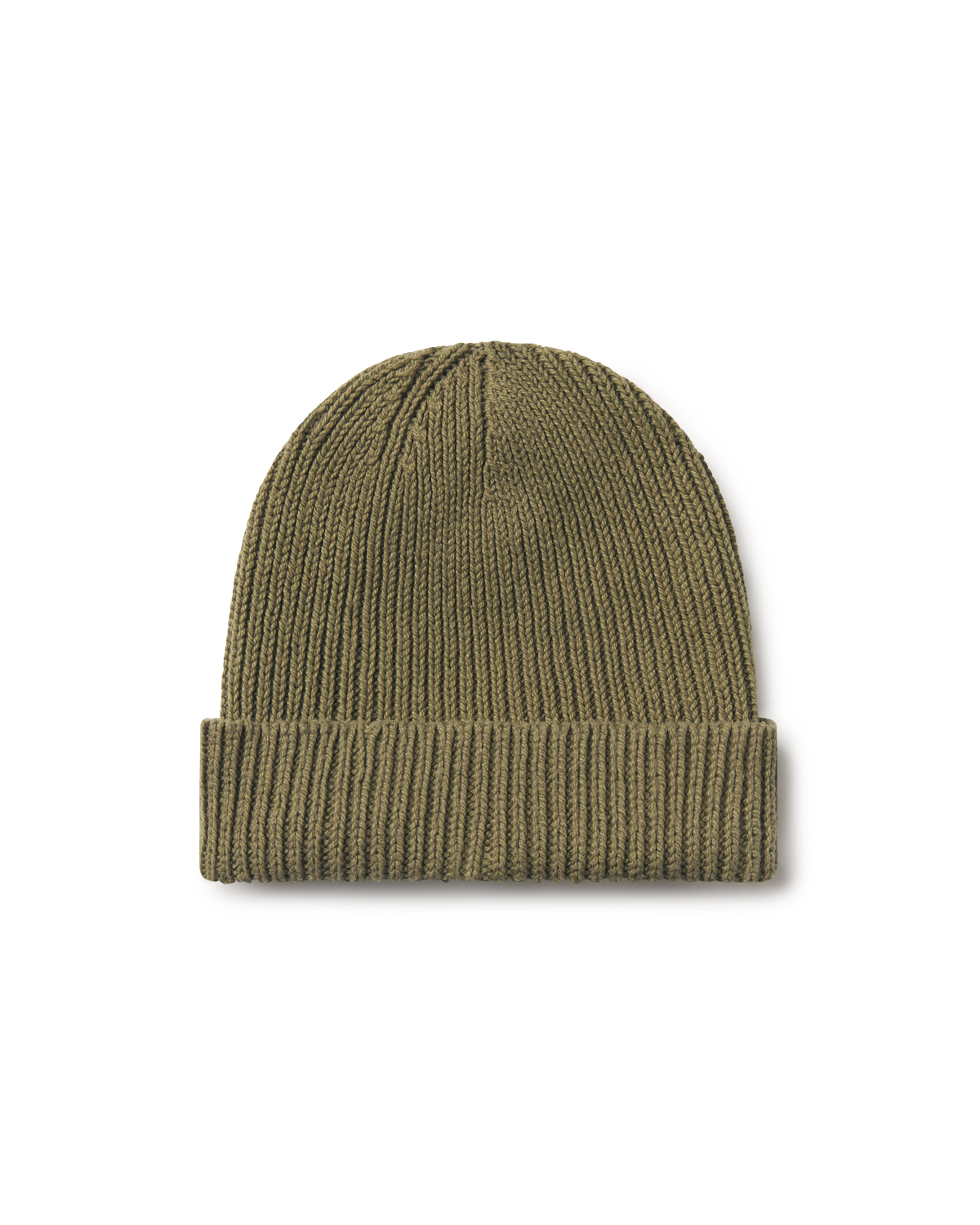 Cotton Cuff Beanie - British Khaki