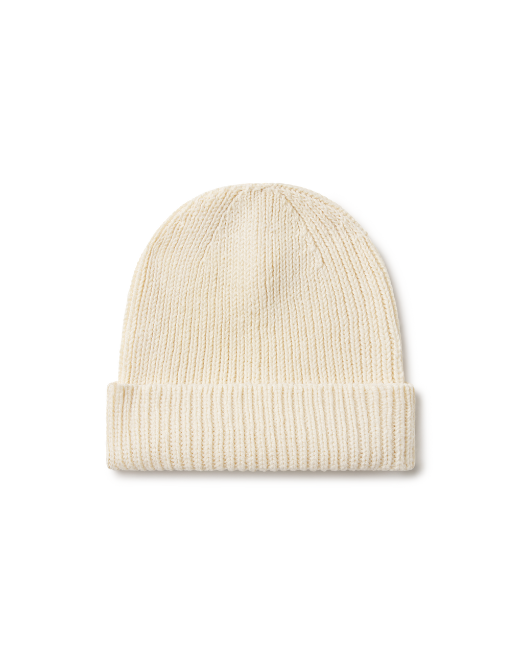 Cotton Cuff Beanie - Natural