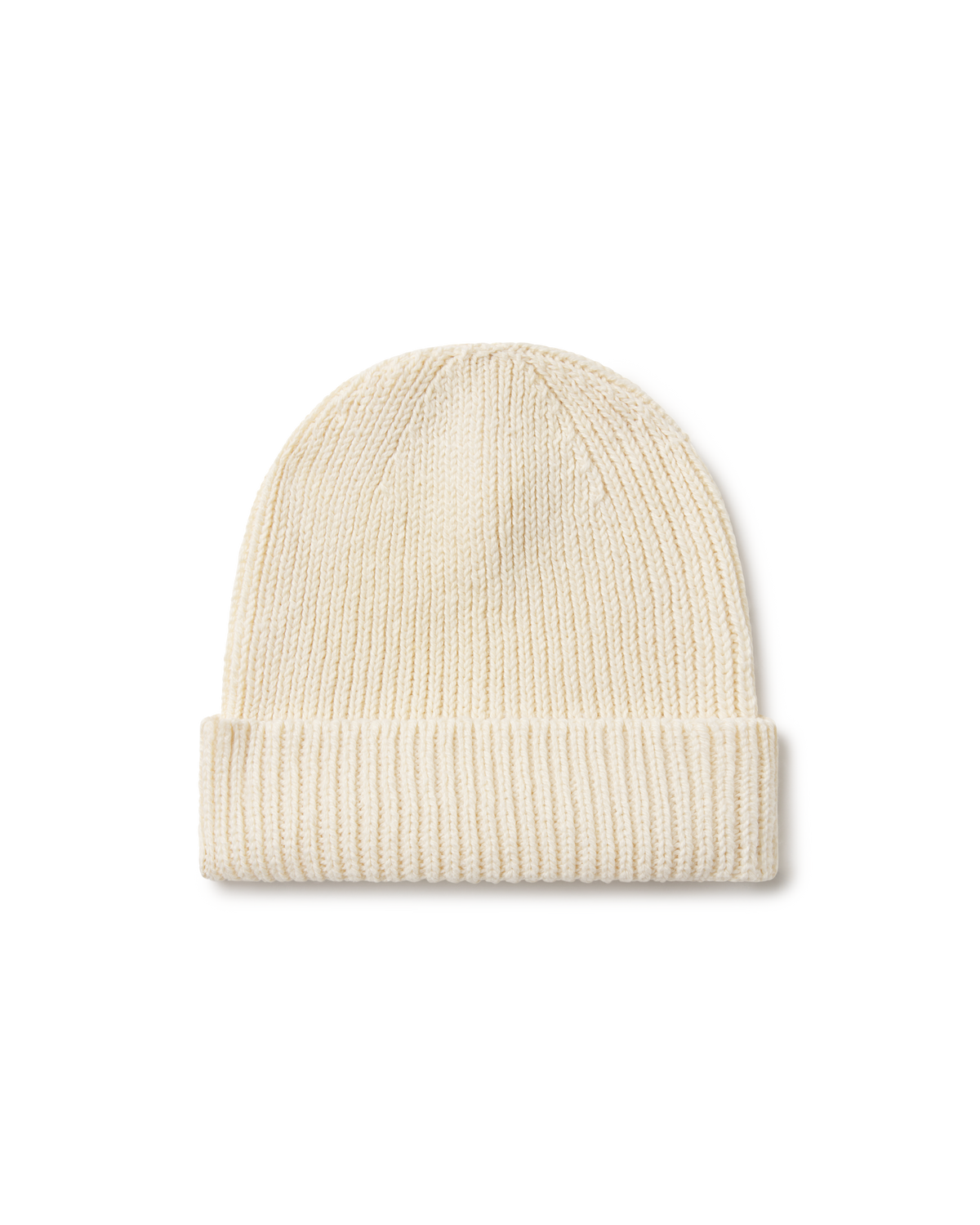 Cotton Cuff Beanie - Natural