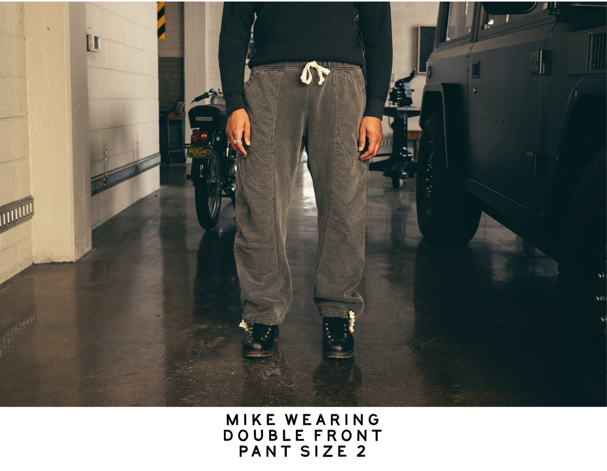 Double Front Sweatpants - Pigment Black