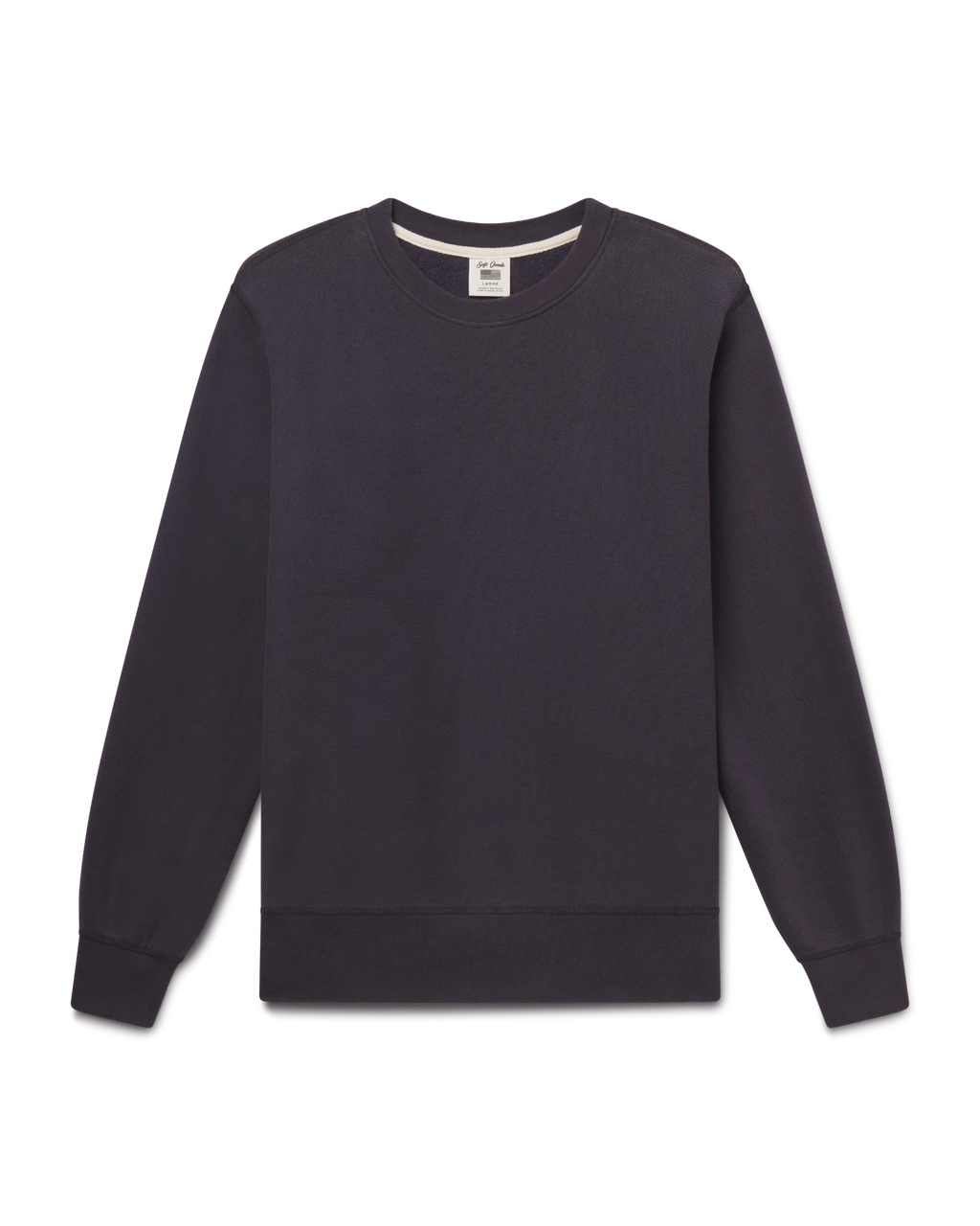 Classic Crewneck in Deep Purple, front