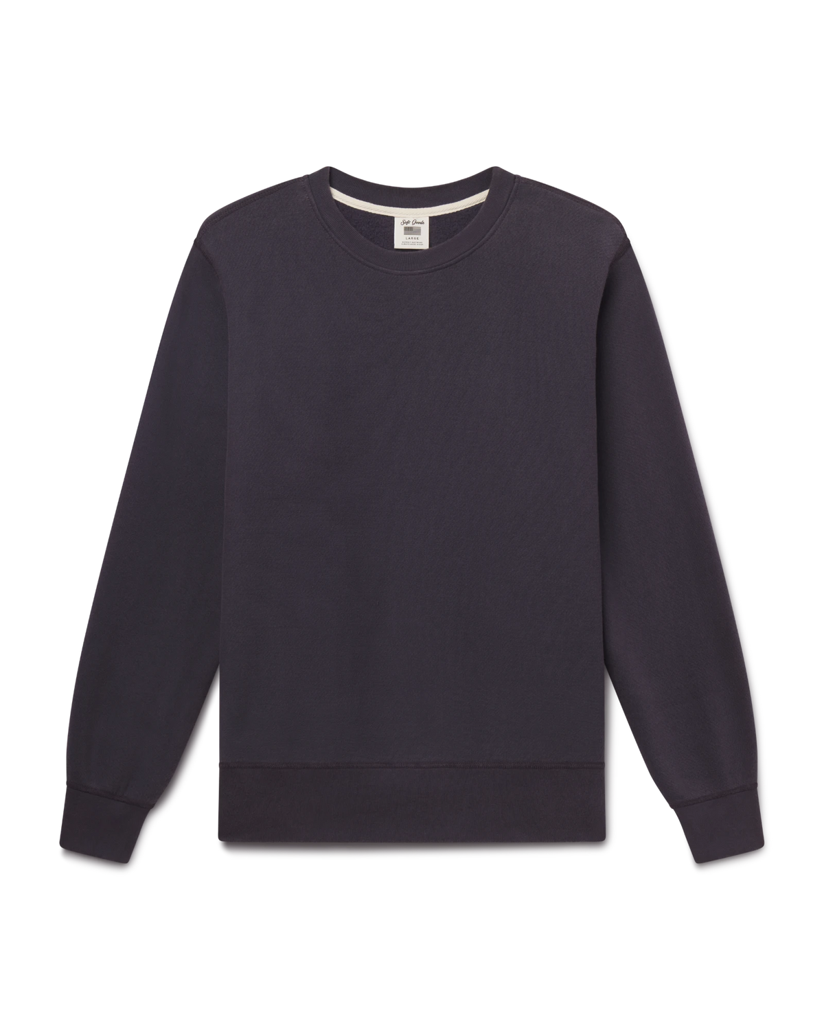 Classic Crewneck in Deep Purple, front