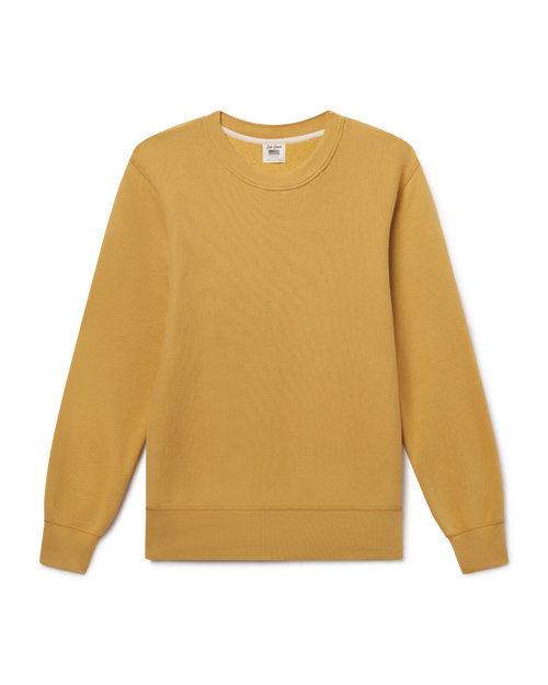 Classic Crewneck in Dijon, front