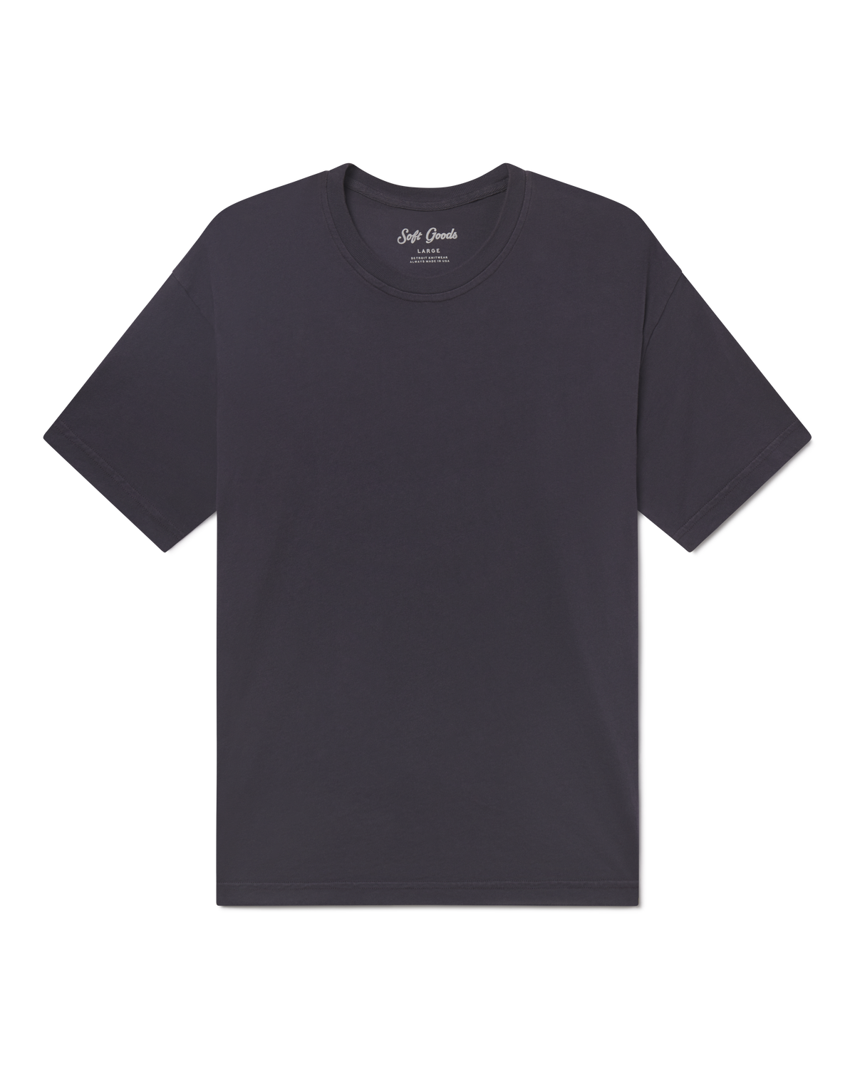 The Classic Tee in Deep Purple, front