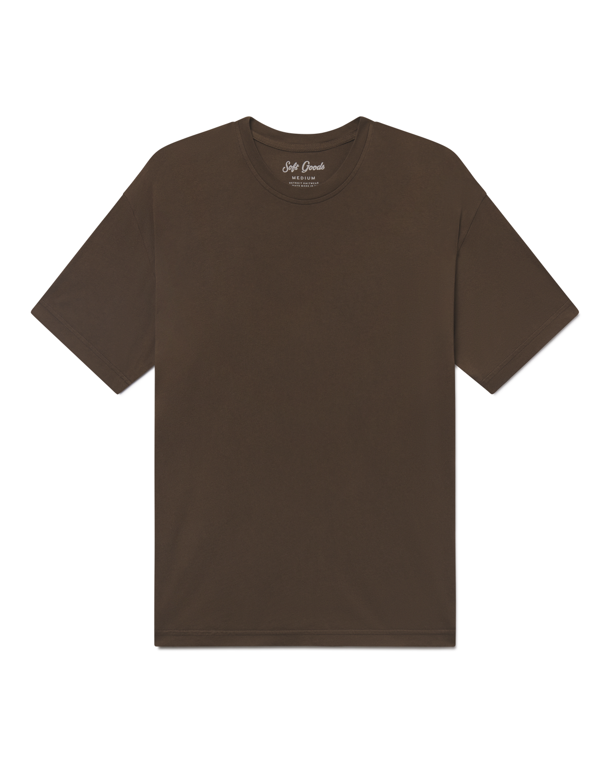 The Classic Tee in Downtown Brown, front