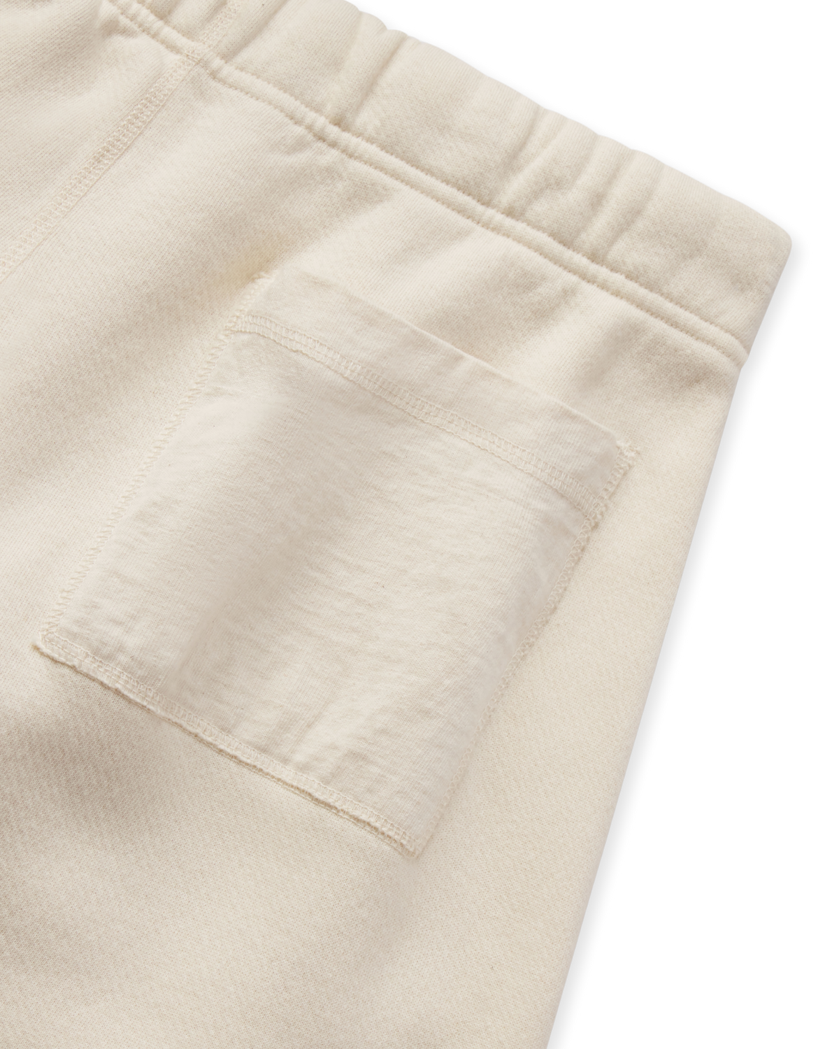 Double Front Sweatpants - Natural