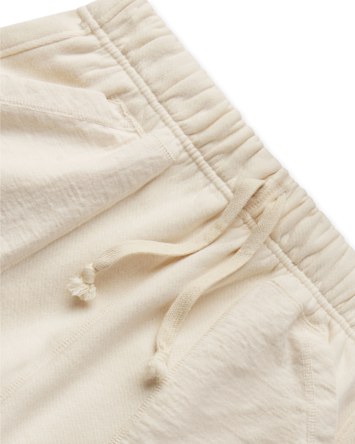 Double Front Sweatpants - Natural