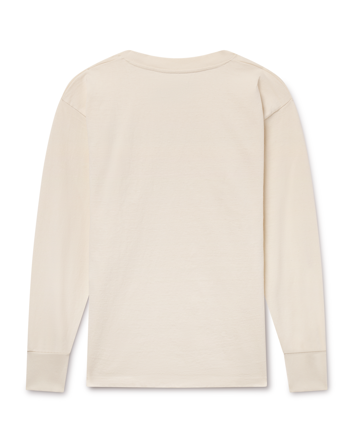 The Heavyweight Longsleeve in Natural, back