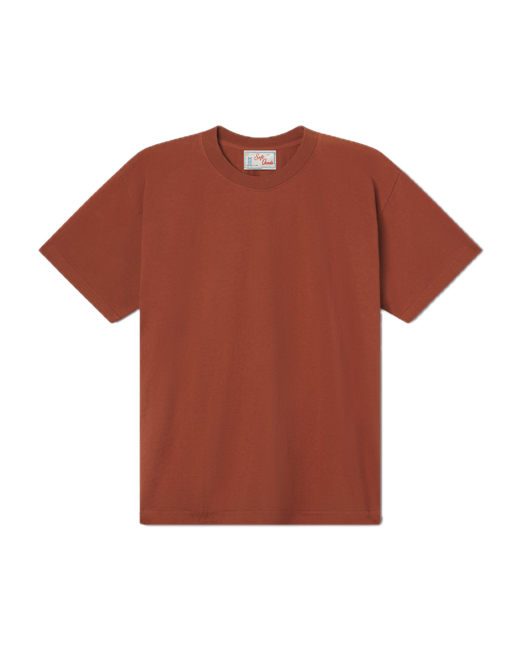 The Heavyweight Tee in Cayenne, front