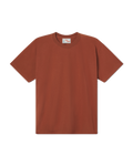 The Heavyweight Tee in Cayenne, front