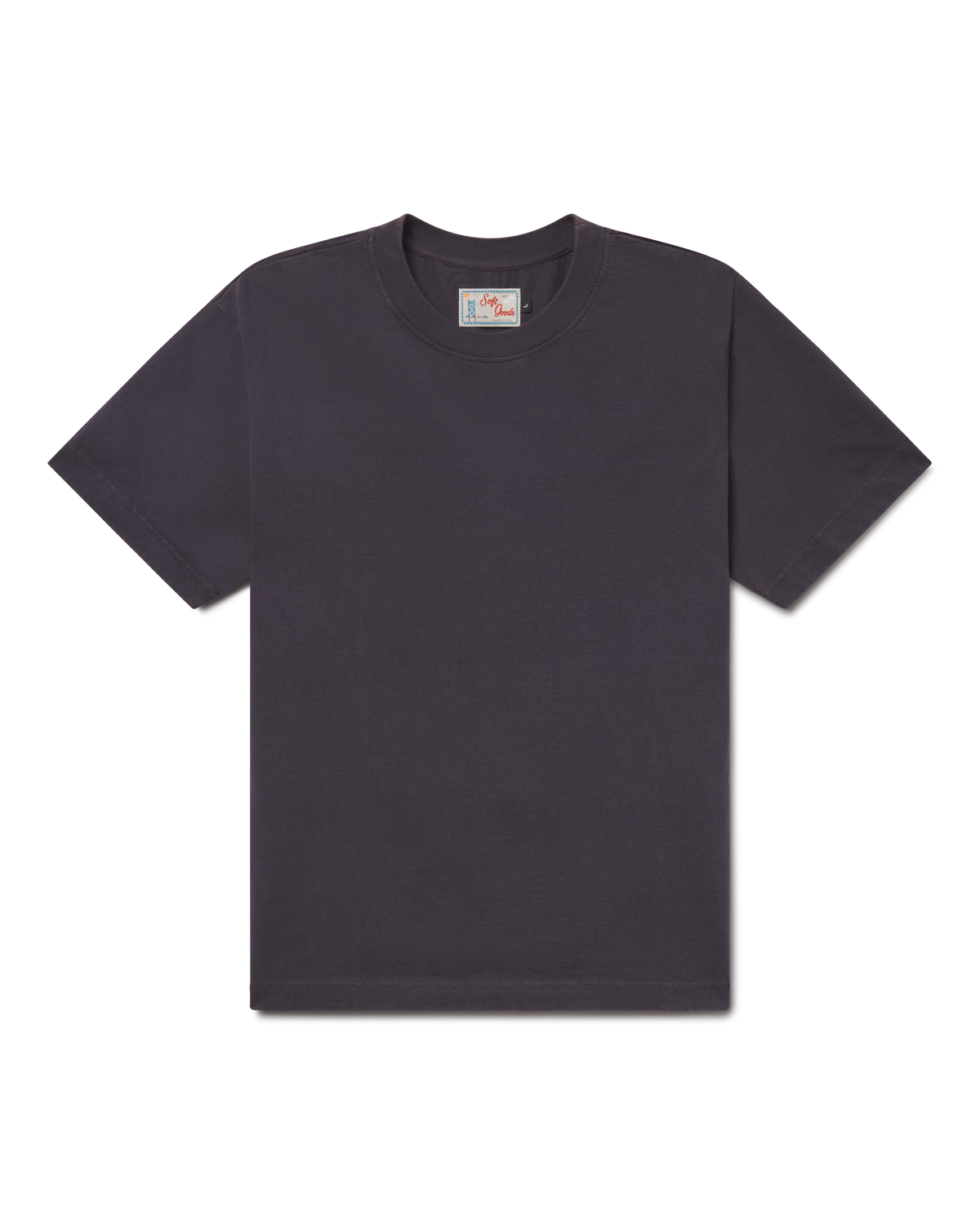 The Heavyweight Tee in Deep Purple, front