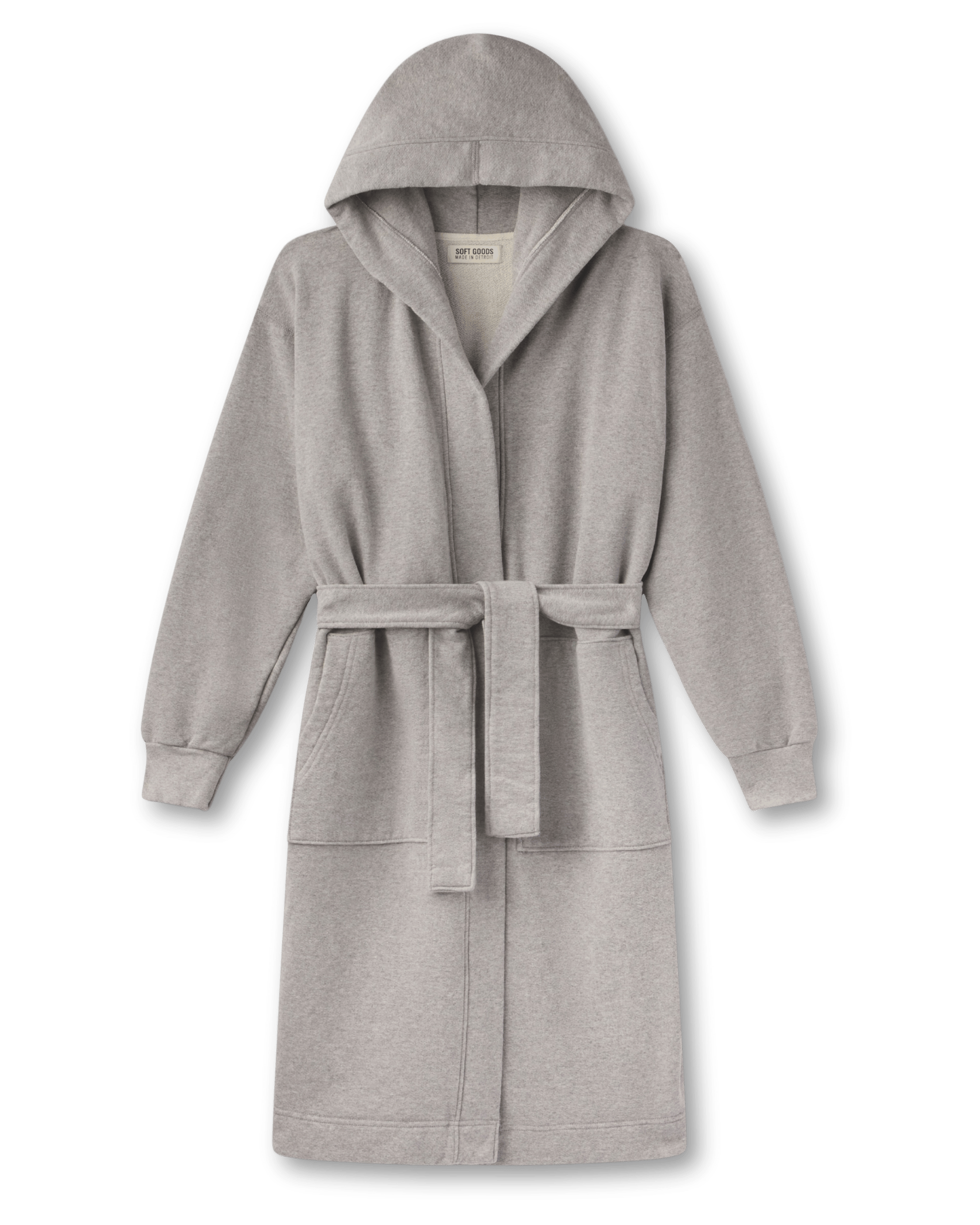 The French Terry Hooded Robe | Soft Goods