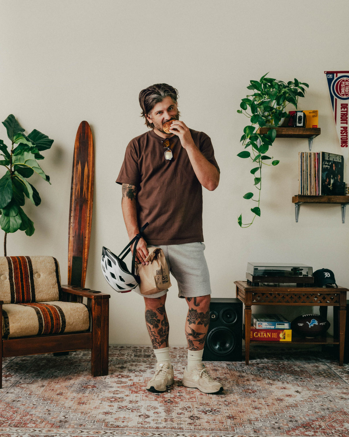 The Heavyweight Tee - Downtown Brown